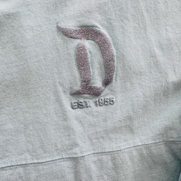 Unisex Disneyland Park Resort Rare Blue GlitterSpirit Jersey Size Small Bounding - Picture 4 of 7